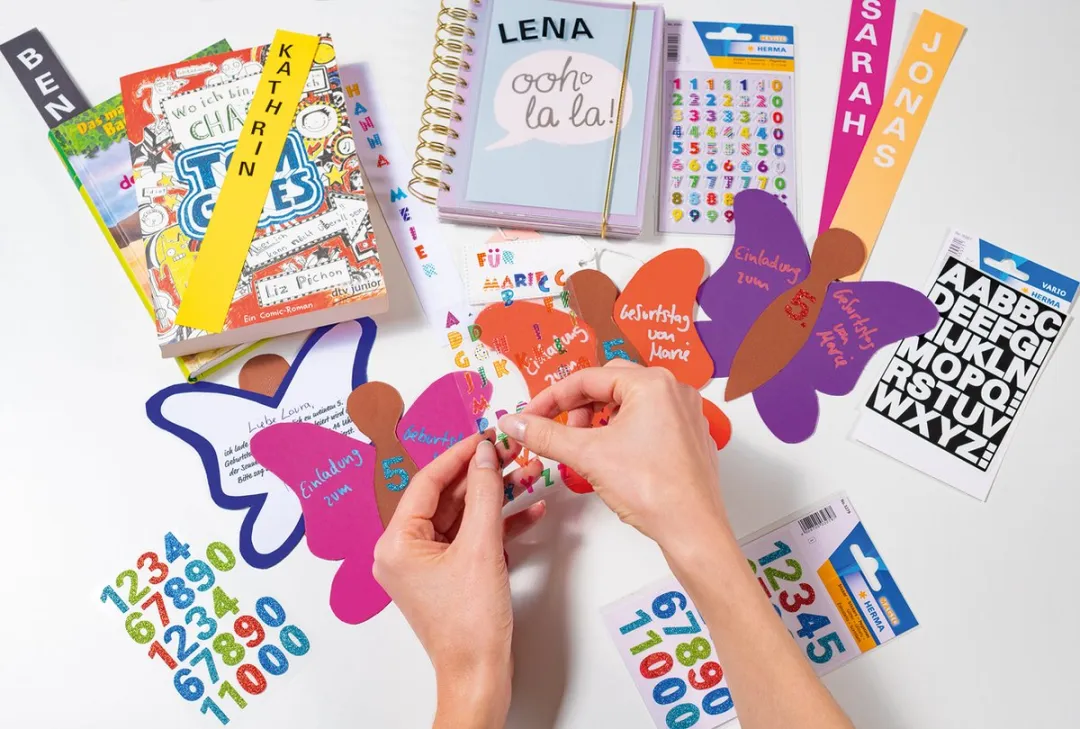 Herma Alfabet Stickers A-Z Mat Wit 15mm - Watervast - afbeelding 6 van 6