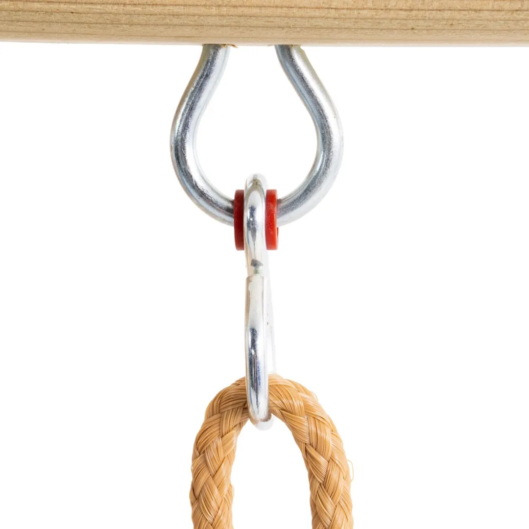 TP Toys Houten Schommelarm - 2 Rode Schommels