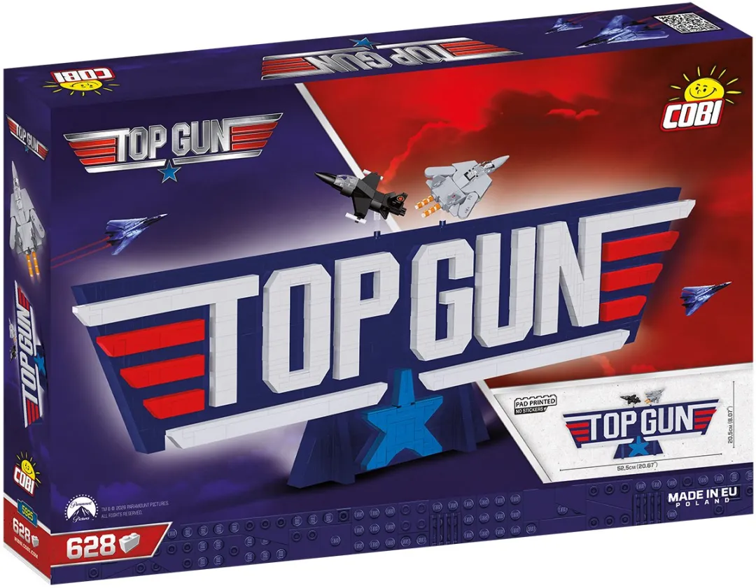 Cobi 5925 TOP GUN Logo - 628 Stukken - Multicolor