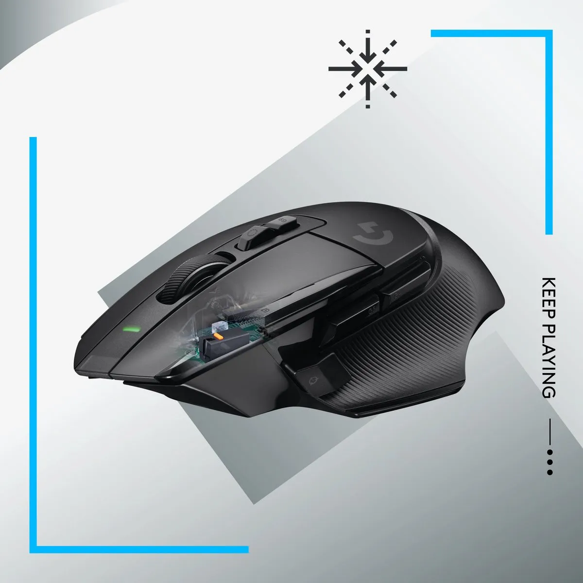Logitech G G502 X LIGHTSPEED Gamingmuis - 13 Knoppen - Zwart