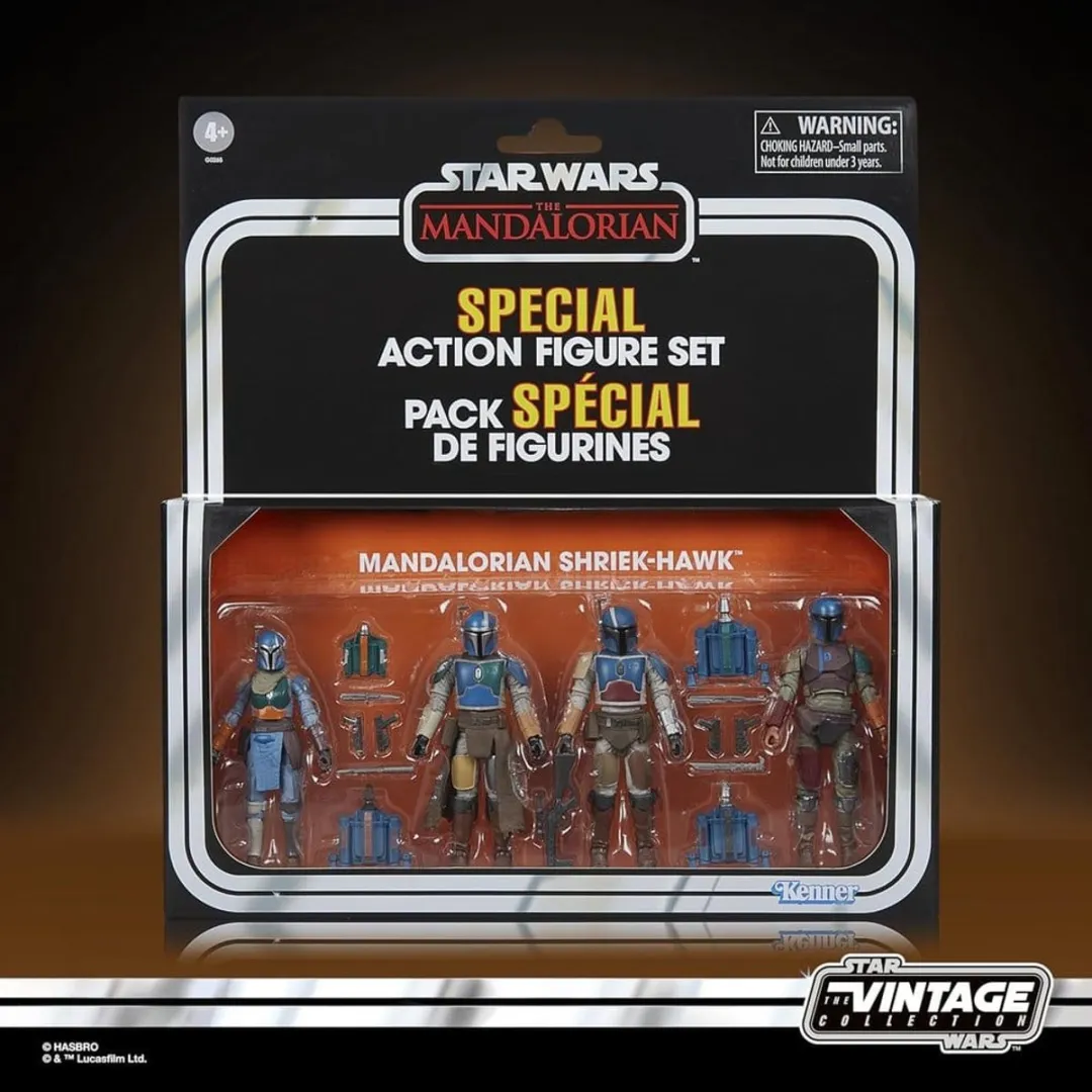 Hasbro Star Wars The Mandalorian Vintage Collection 4-Pack - 10cm - Multi - afbeelding 6 van 6
