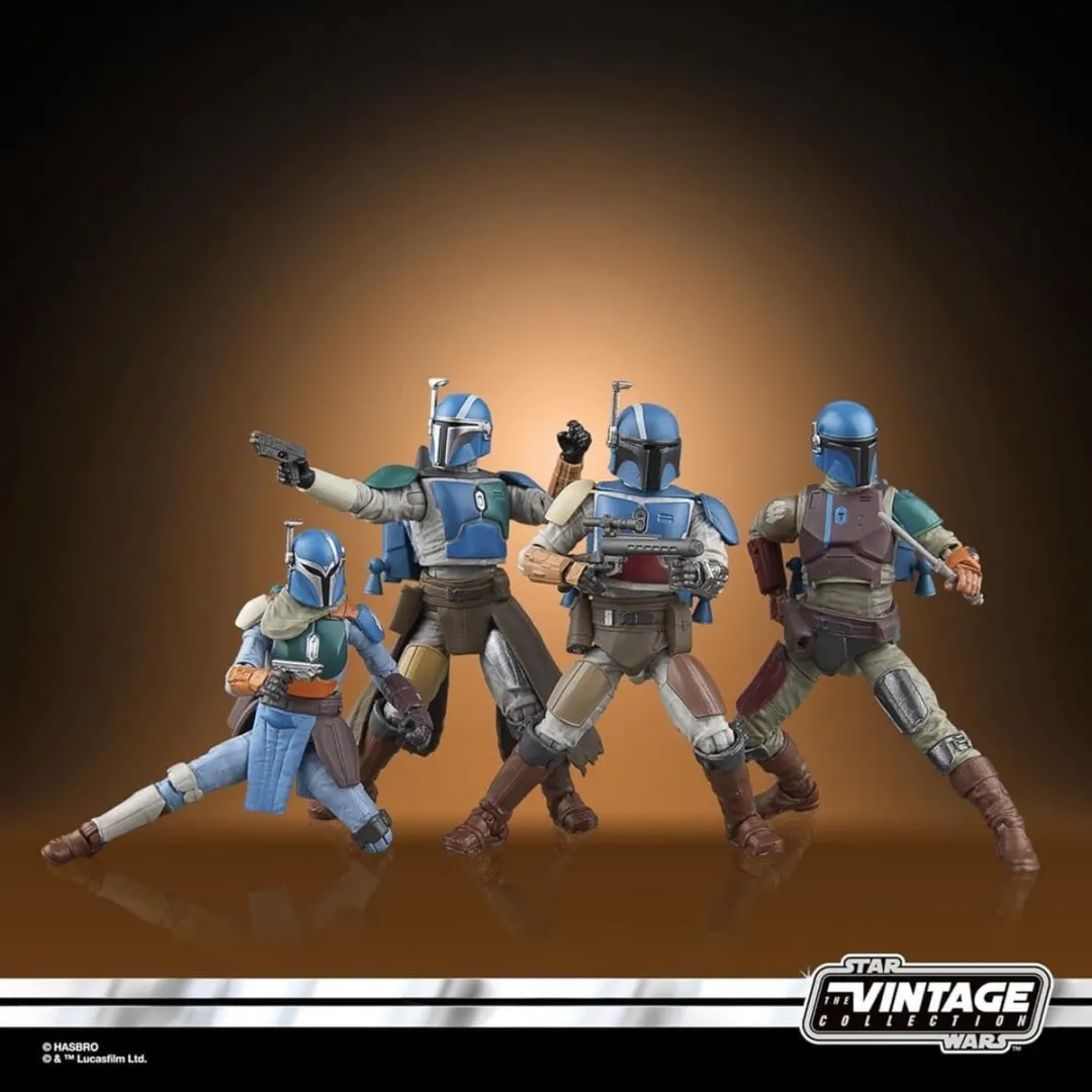 Hasbro Star Wars The Mandalorian Vintage Collection 4-Pack - 10cm - Multi