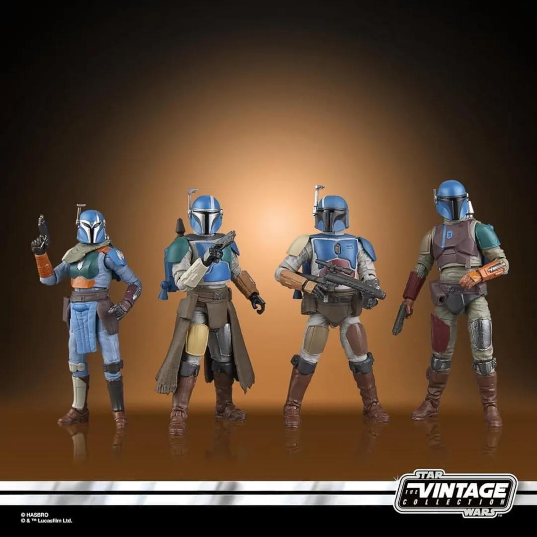 Hasbro Star Wars The Mandalorian Vintage Collection 4-Pack - 10cm - Multi