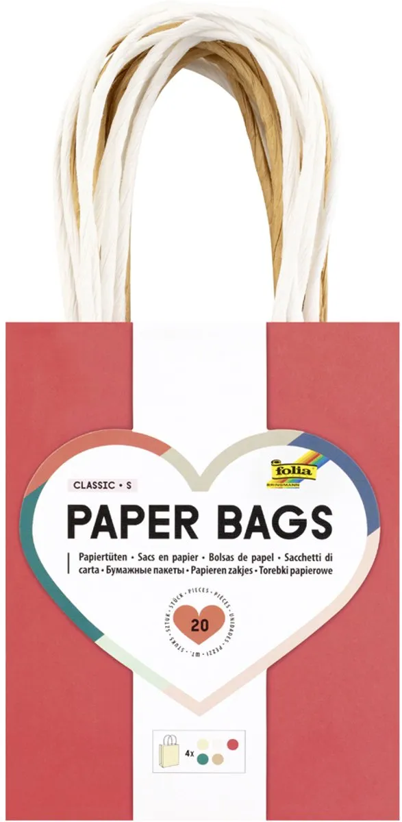 Folia Classic Papieren Draagtas L
