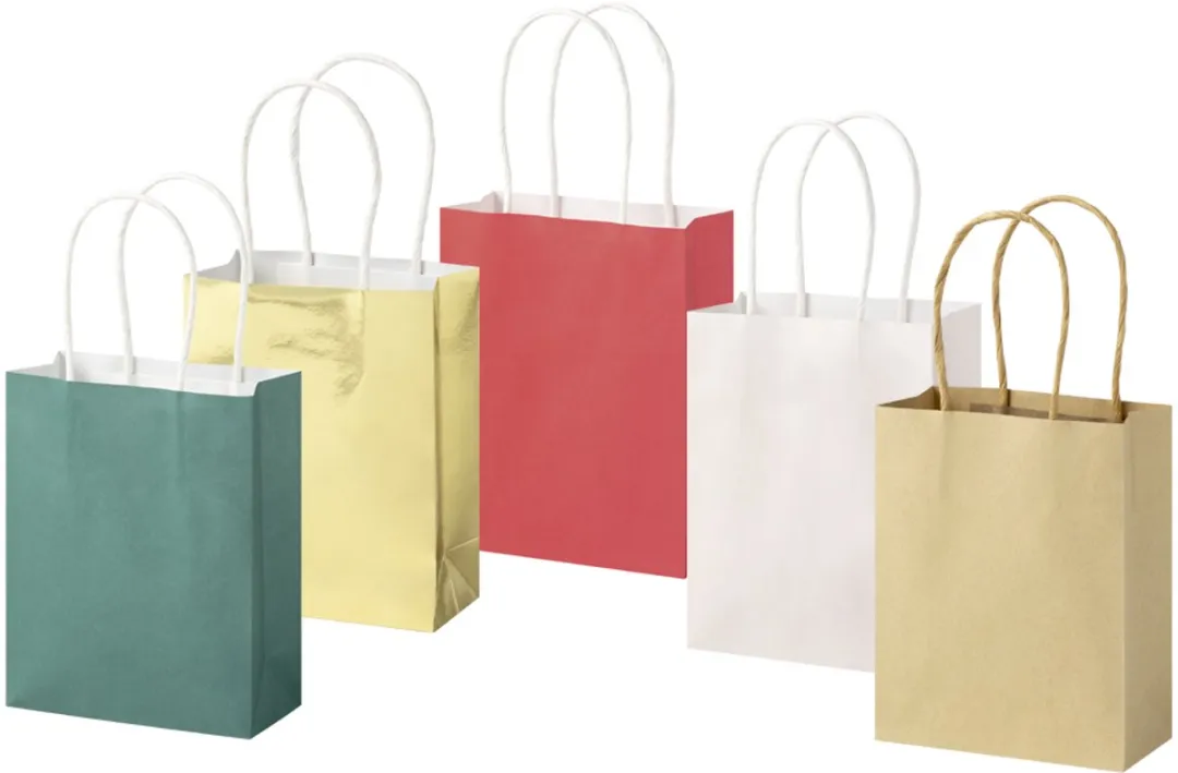Folia Classic Papieren Draagtas L - 20 Stuks - 5 Kleuren