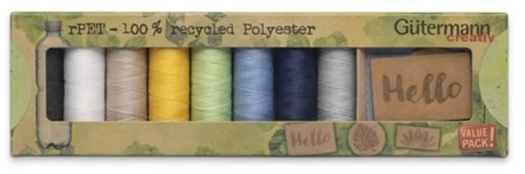 Gutermann Allesnaaigarenset rPET - 8x100m - Multicolor