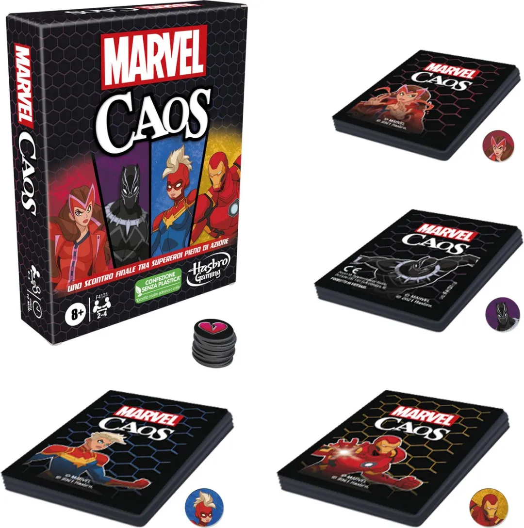 Hasbro Gaming Marvel Caos Kaartspel - 2-4 Spelers