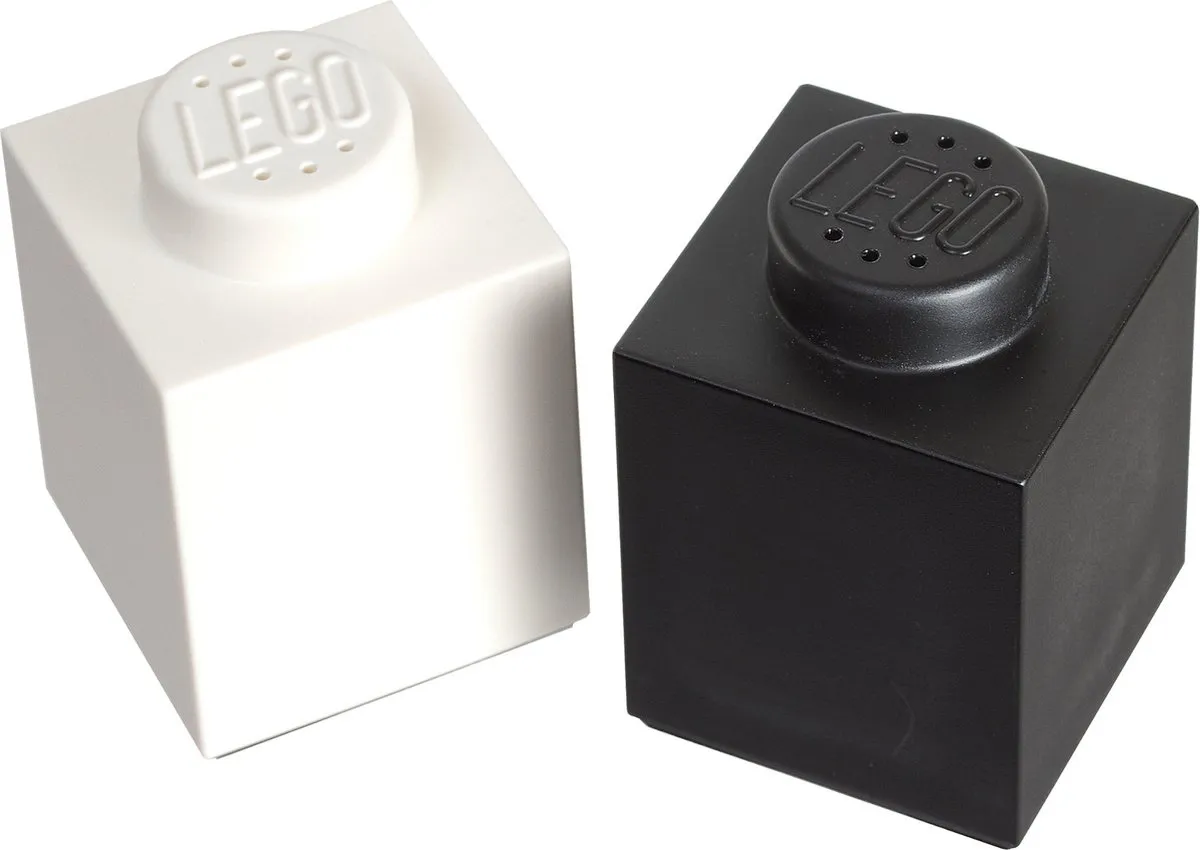 LEGO Zout en Peper Set 850705 - 4 Stukken - Zwart/Wit