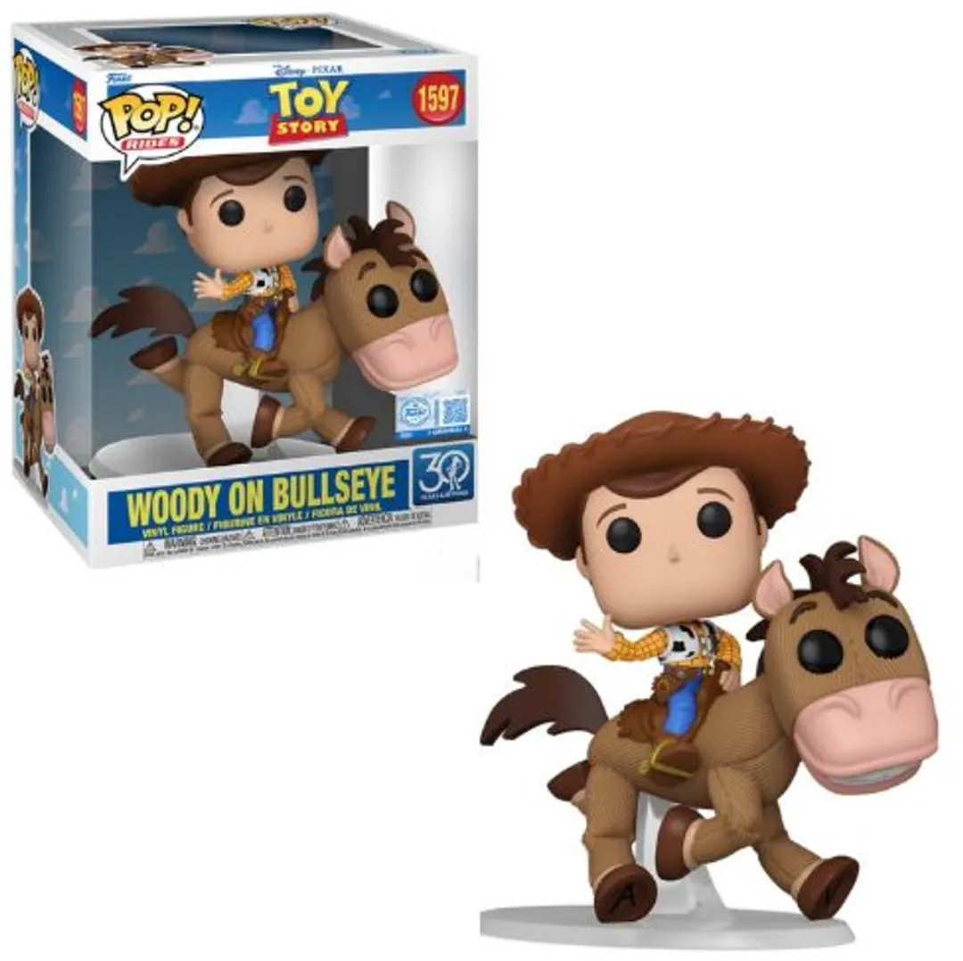 Funko Pop! Rides Toy Story Woody op Bullseye