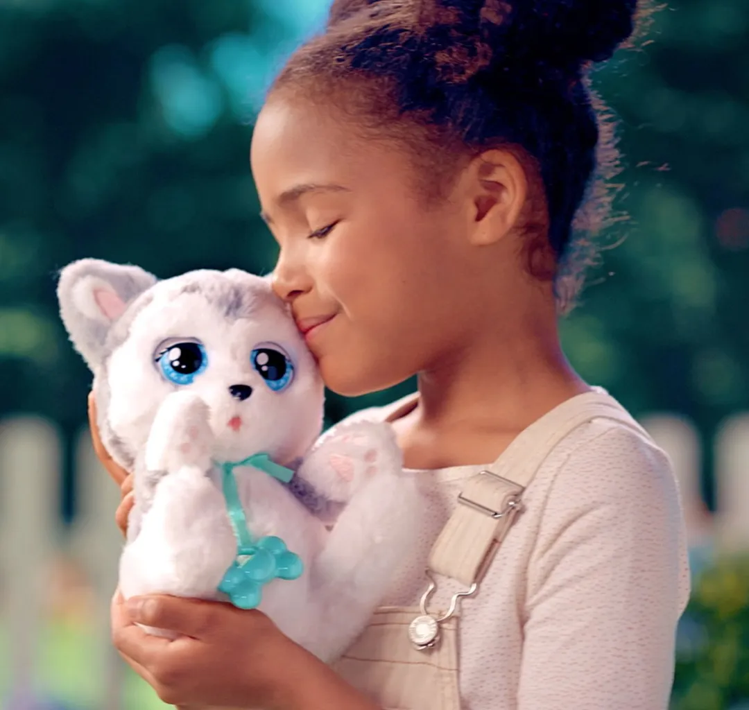Imc Toys Baby Paws Husky Interactieve Knuffel - Grijs