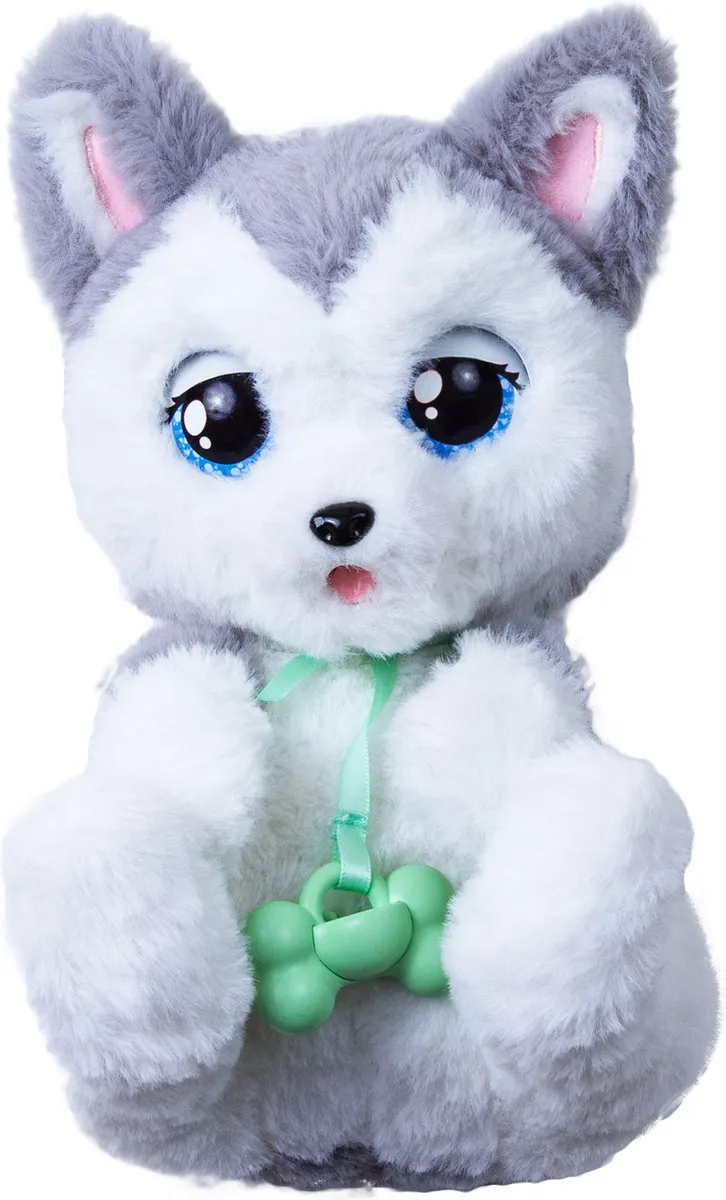 Imc Toys Baby Paws Husky Interactieve Knuffel - Grijs - afbeelding 6 van 6