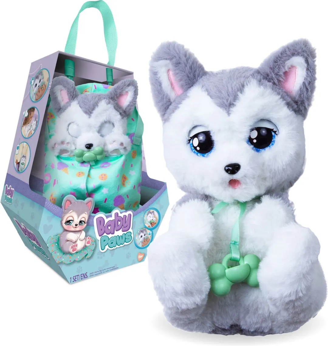 Imc Toys Baby Paws Husky Interactieve Knuffel