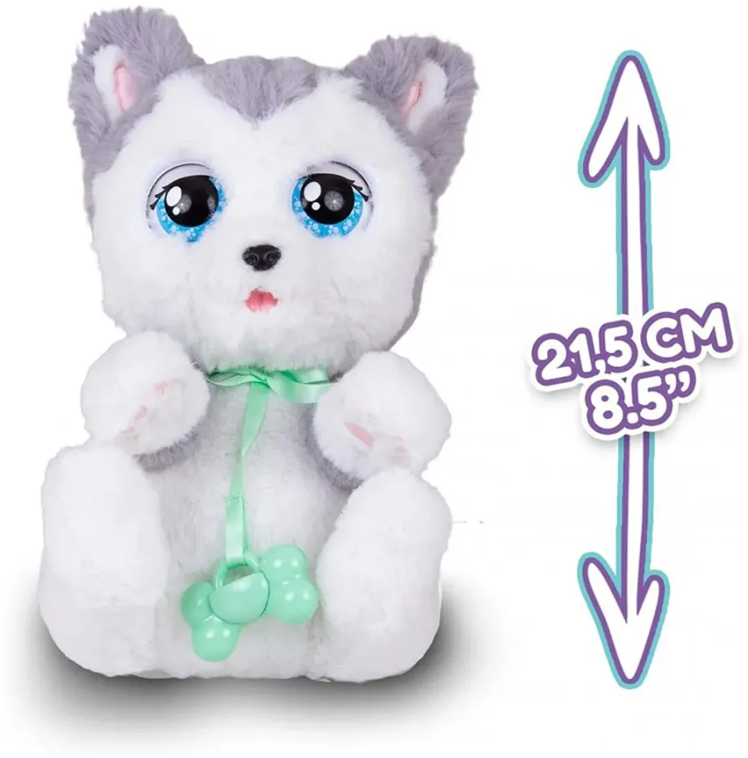 Imc Toys Baby Paws Husky Interactieve Knuffel - Grijs