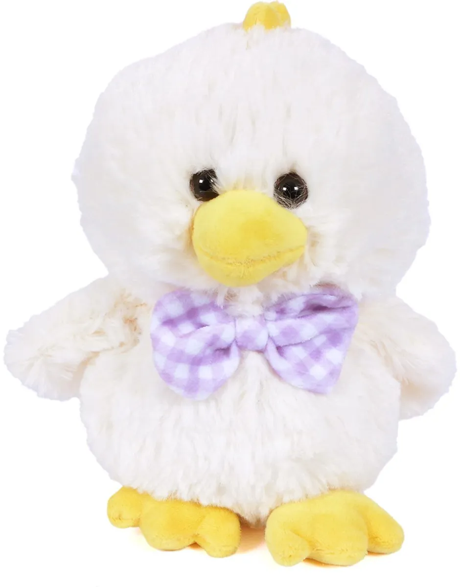 PIA Soft Toys Pluche Kuiken Knuffel - 18 cm - Wit
