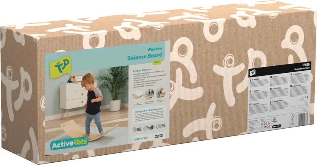TP Toys Active-tots Houten Balansbord 686 - Beige