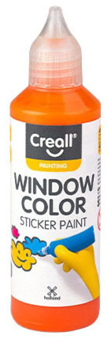 Creall Windowcolor Raamverf Oranje 80ml