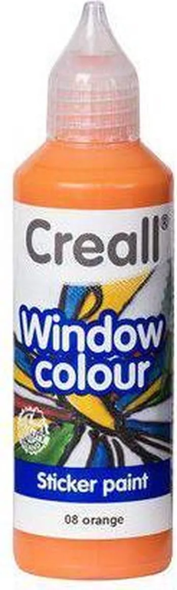 Creall Windowcolor Raamverf Oranje 80ml