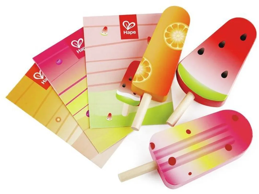 Hape Eis am Stiel-Set - Veelkleurig