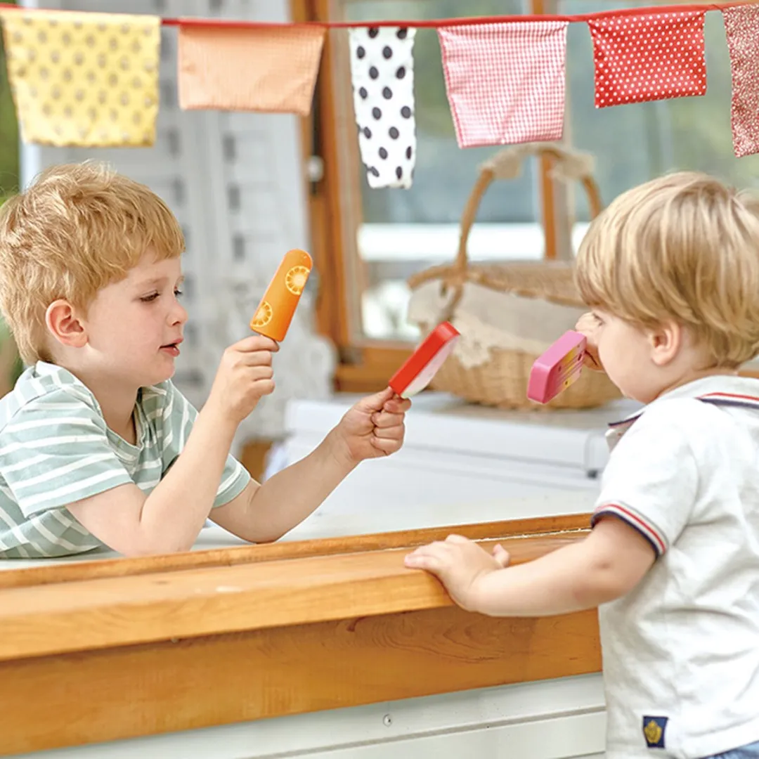 Hape Eis am Stiel-Set - Veelkleurig