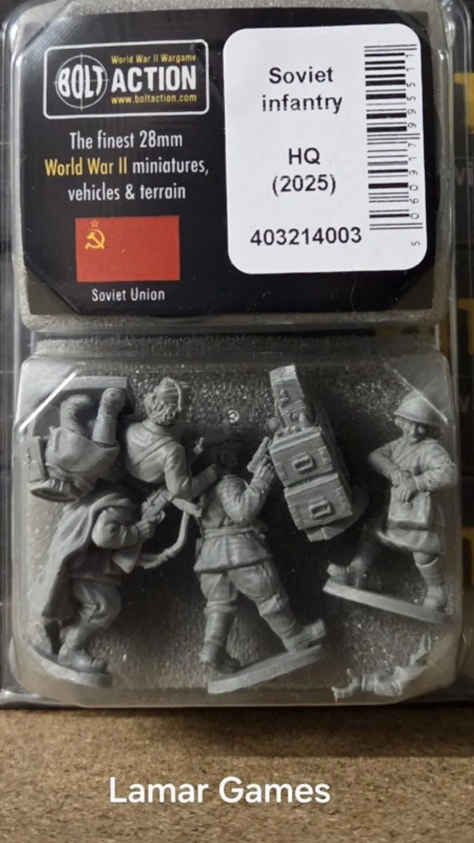 Warlord Games Soviet Infantry HQ 2025 Bolt Action