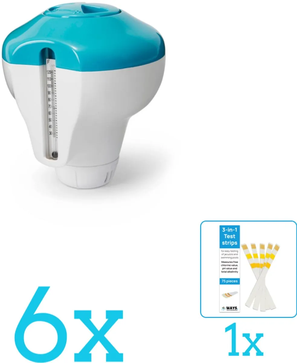 Intex Chloordrijver 29043NP - 7-delig - Blauw