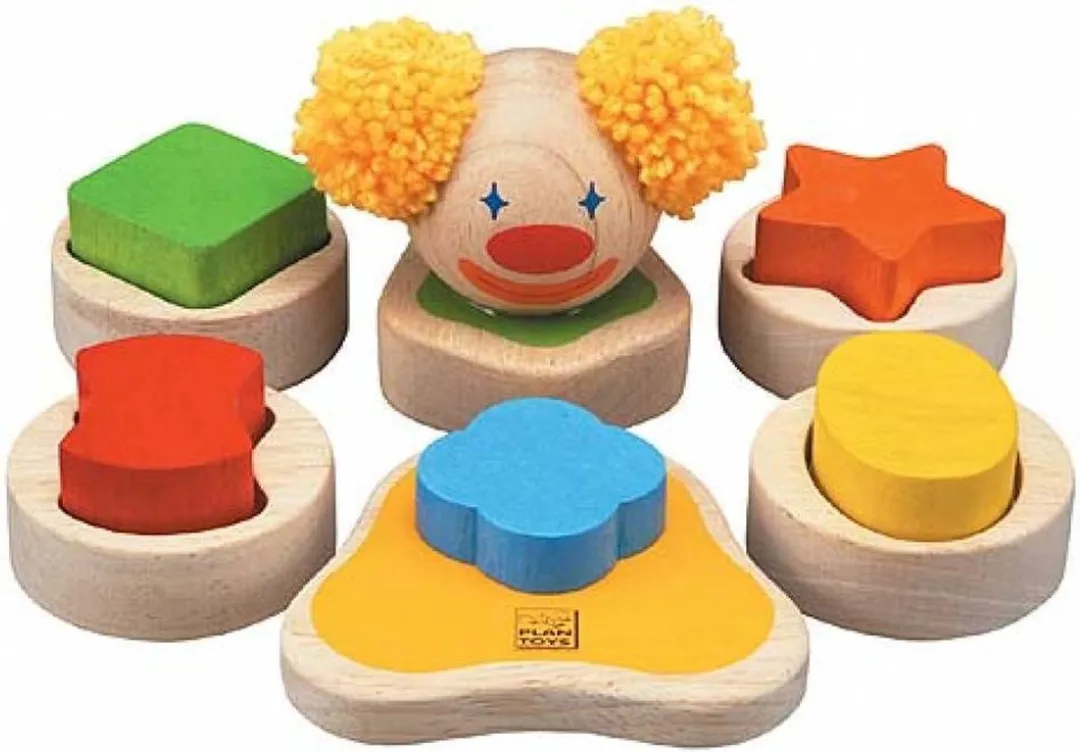 Plantoys Stapel- en Sorteerclown