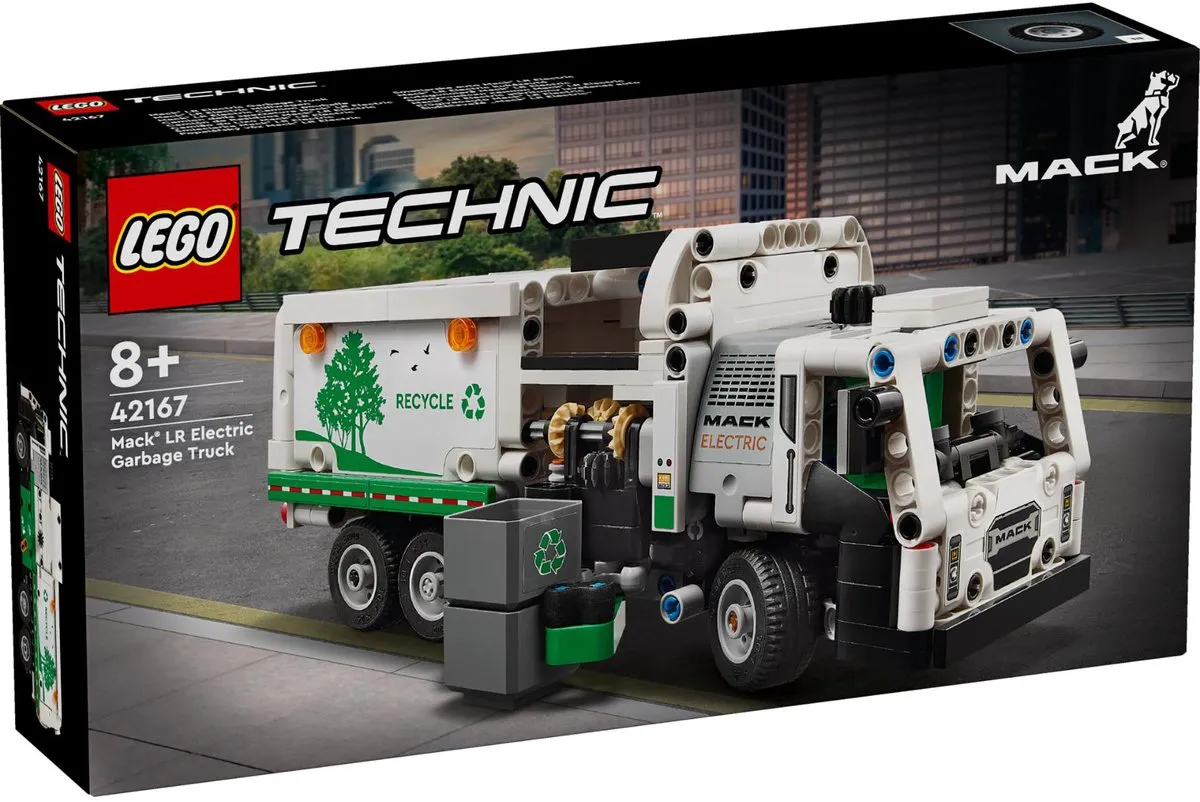 LEGO Technic Mack LR Electric Vuilniswagen 42167 - 503 Stukken