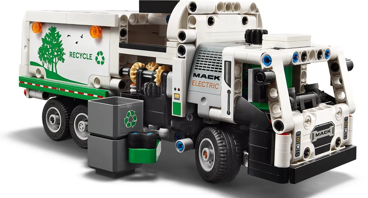 LEGO Technic Mack LR Electric Vuilniswagen 42167 - 503 Stukken