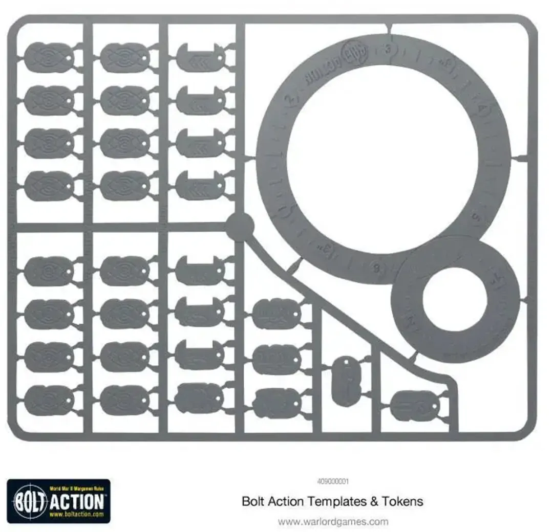 Warlord Games Bolt Action Templates