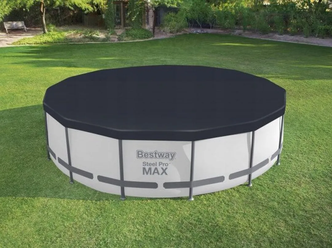 Bestway Afdekzeil ∅396cm - Zwart