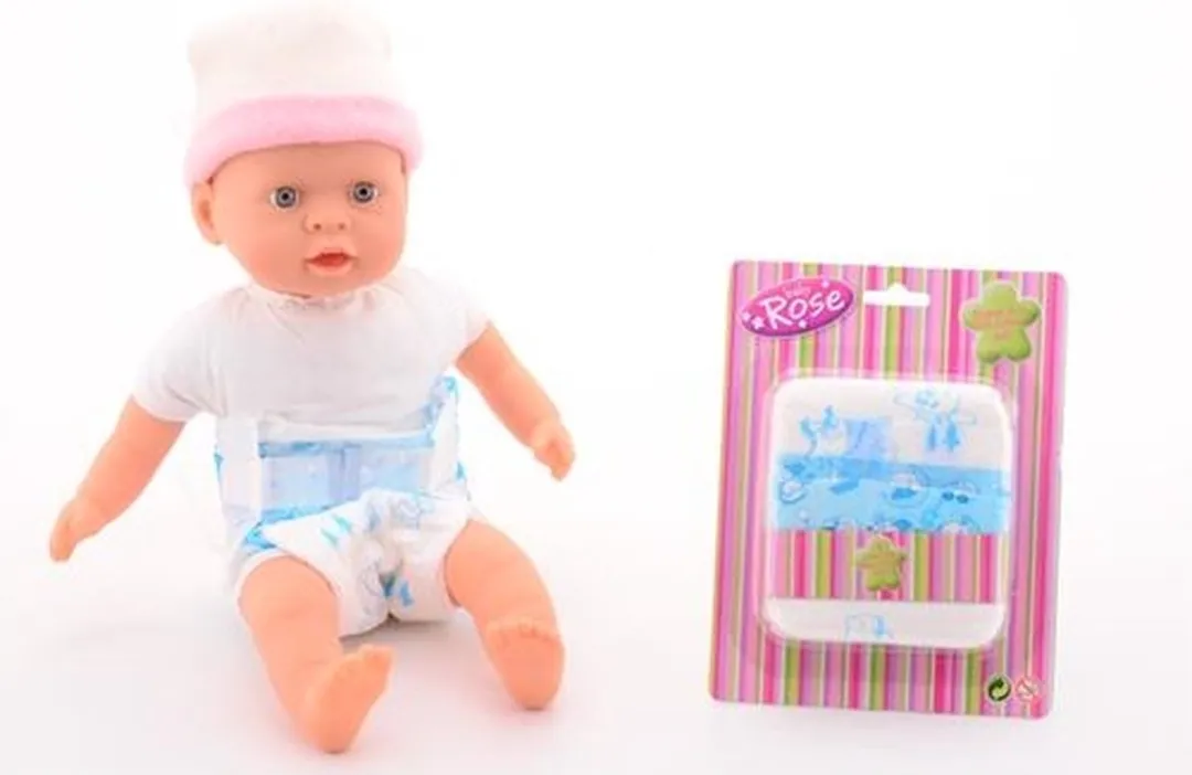 Johntoy Poppenluiers Baby Rose 3 Stuks - 407-01031