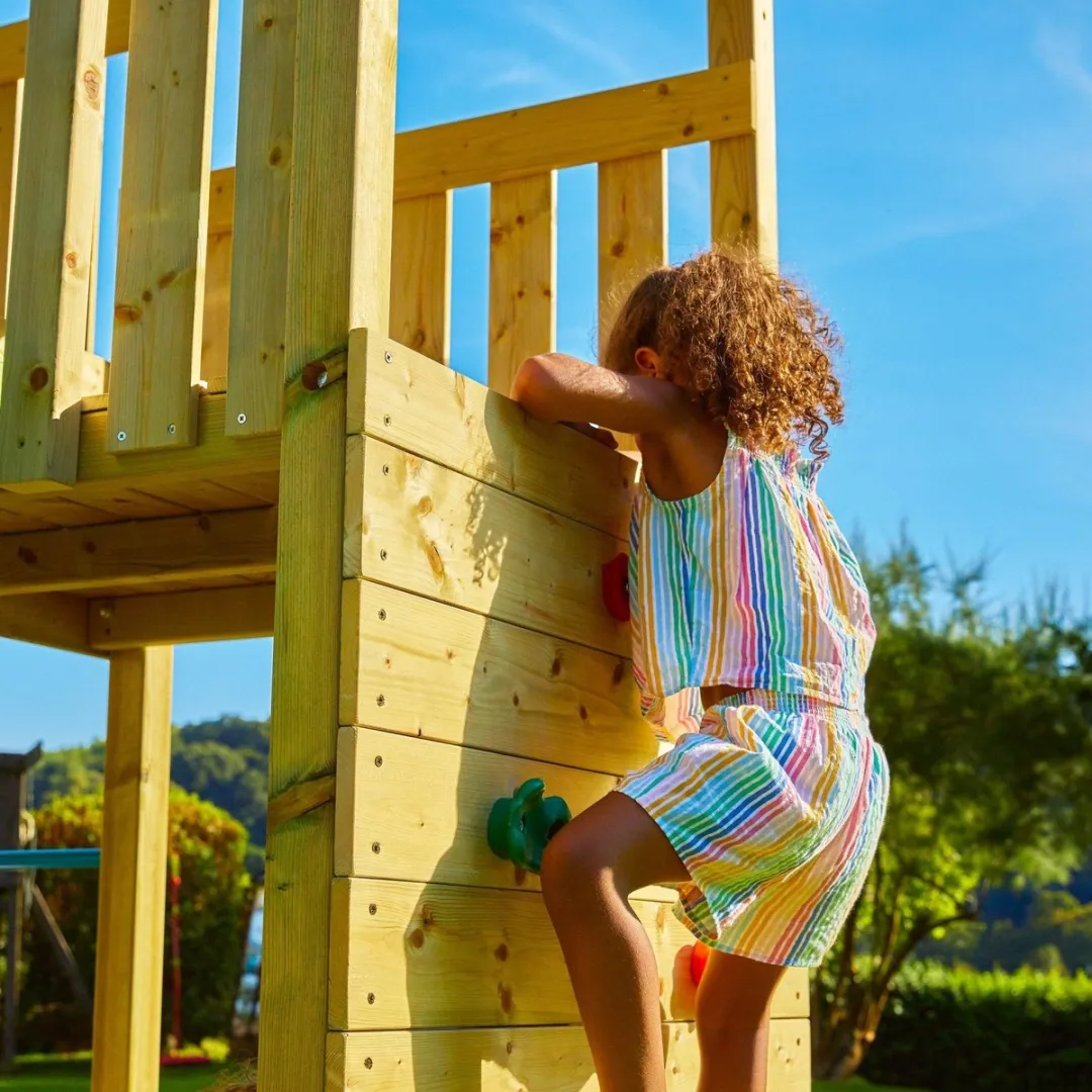 TP Toys Olivète Skywood Platform Glijbaan met Zandbak