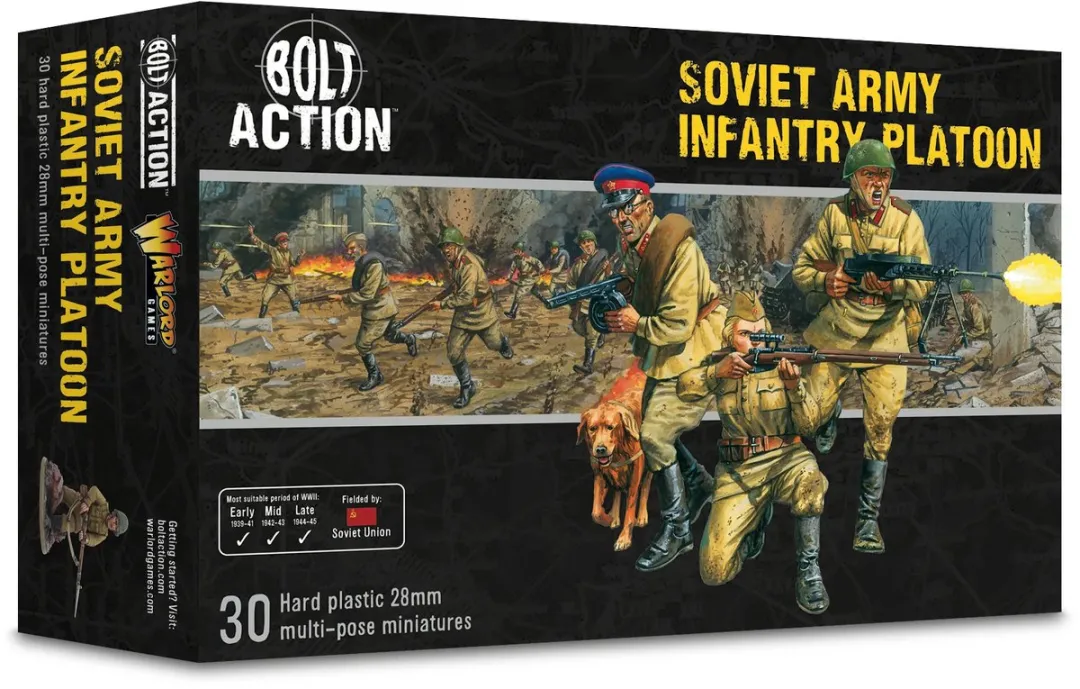 Warlord Games Soviet Army Infantry Platoon Bolt Action