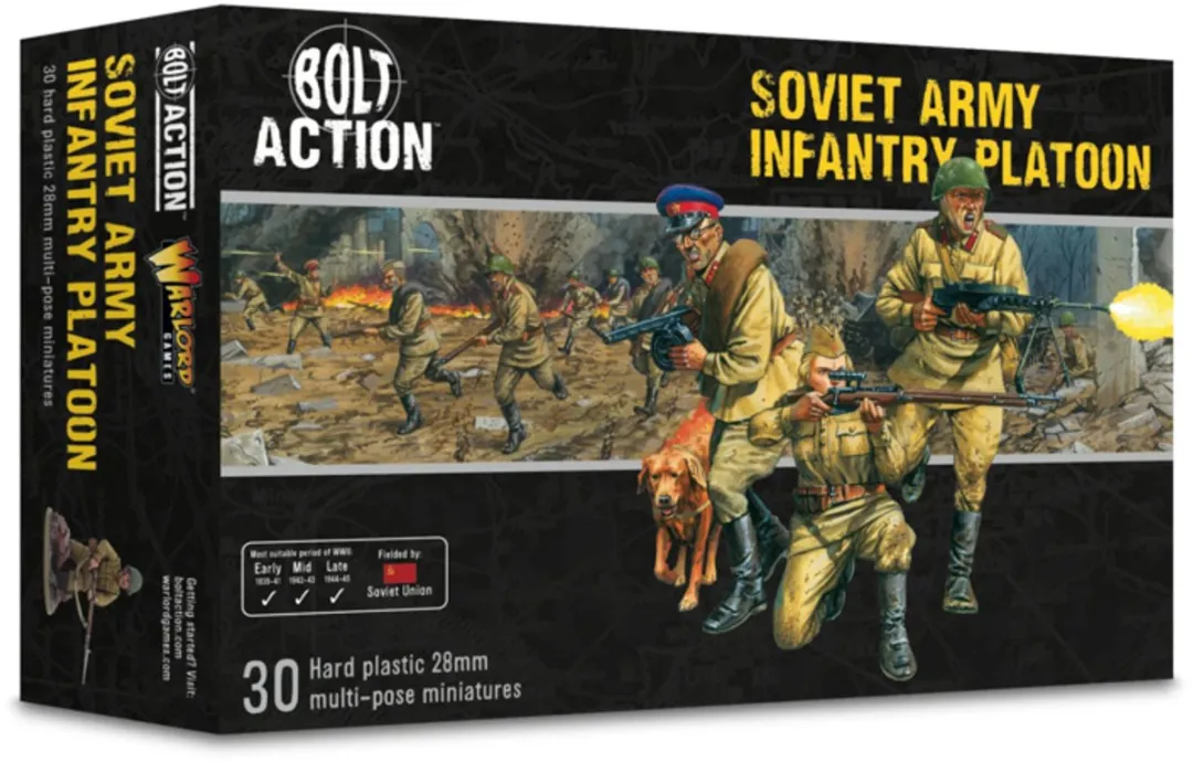Warlord Games Soviet Army Infantry Platoon Bolt Action