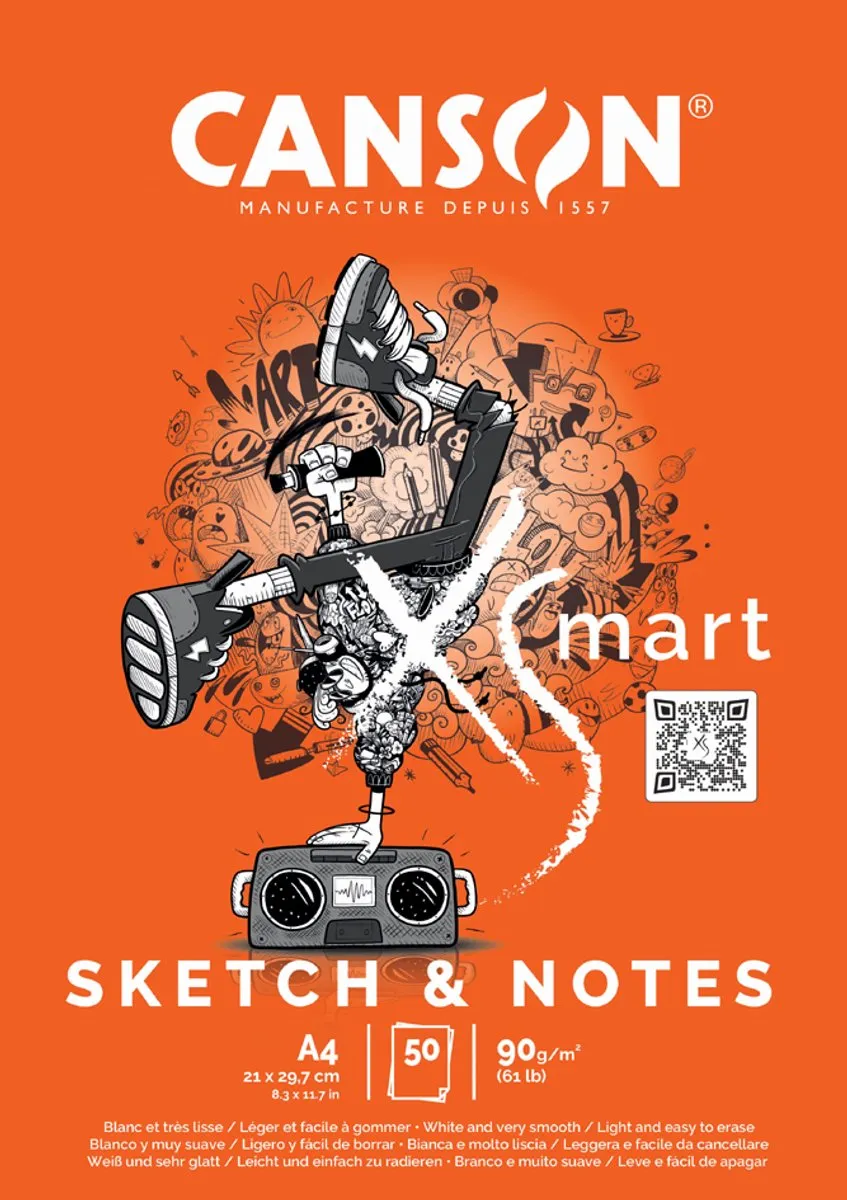 Canson Studieblok A4 Sketch & Notities