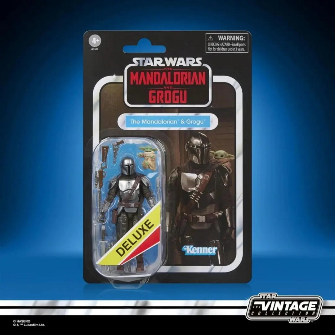 Hasbro Star Wars Mandalorian & Grogu Vintage Figure 10cm