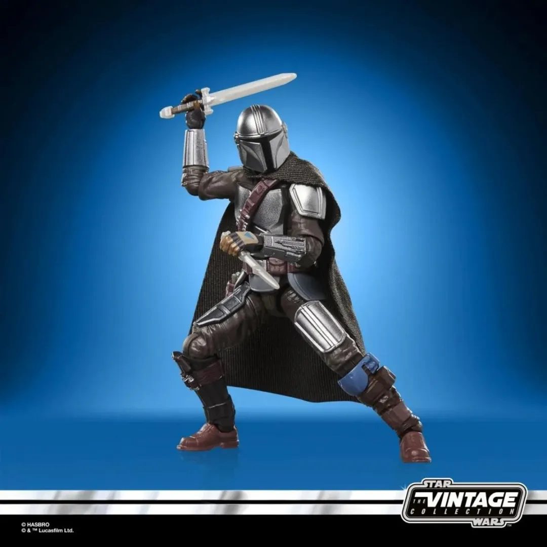 Hasbro Star Wars Mandalorian & Grogu Vintage Figure 10cm