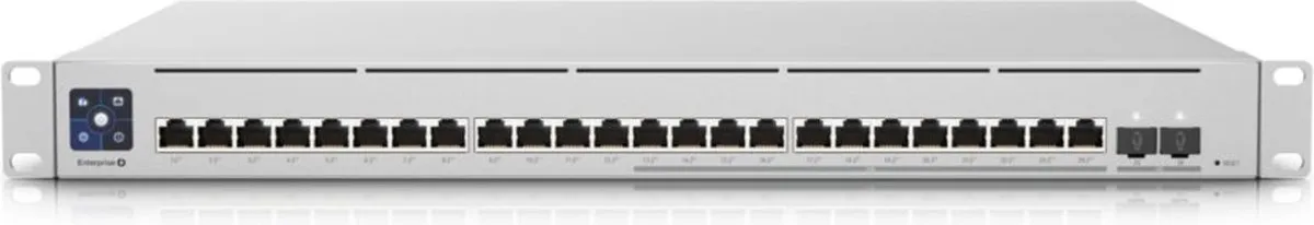 Ubiquiti UniFi USW Enterprise 24-PoE Netwerkswitch - 24 PoE+ Poorten