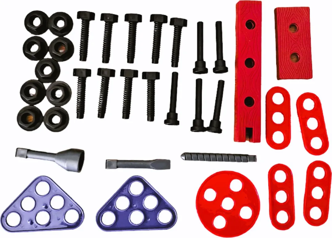 Sako Toys Mega Tool Box Gereedschapskist 40-delig - Oranje/Zwart