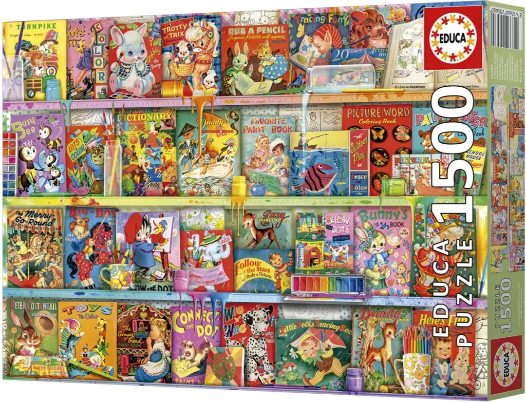 Educa The Kitschy Funbook Nook Legpuzzel 1500 Stuks - Meerkleurig