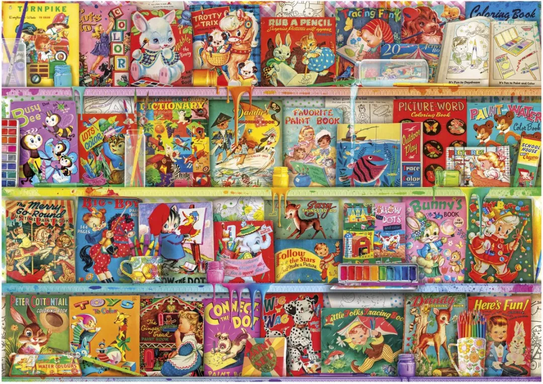 Educa The Kitschy Funbook Nook Legpuzzel 1500 Stuks - Meerkleurig