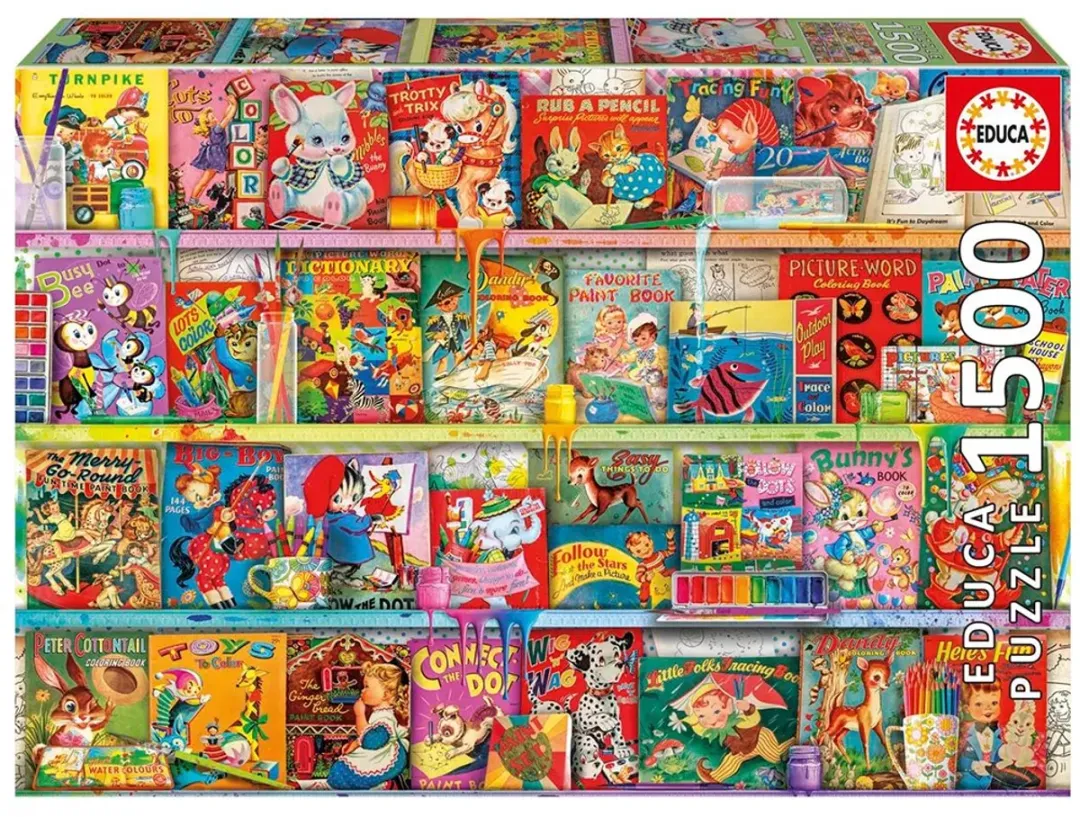 Educa The Kitschy Funbook Nook Legpuzzel 1500 Stuks - Meerkleurig