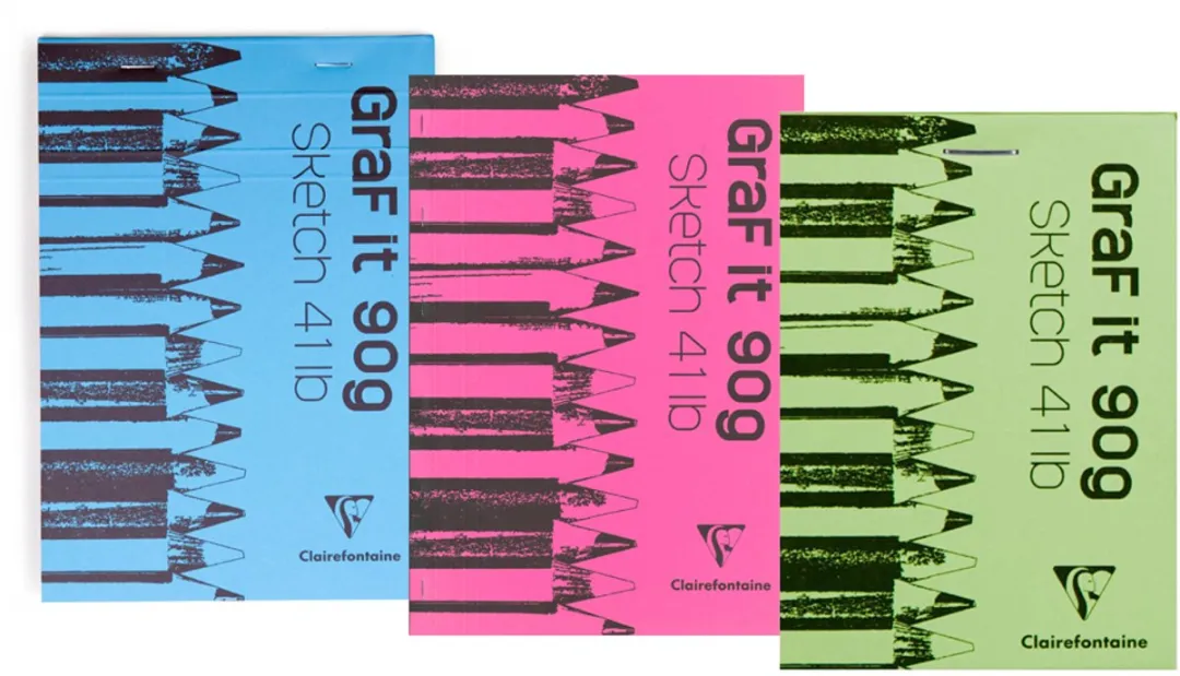 Clairefontaine Graf'it Schetsblok A5 - 80 Vel