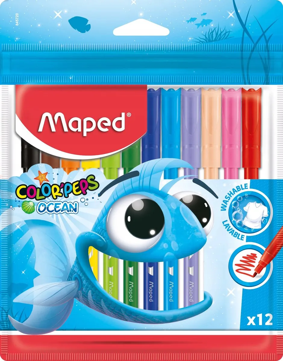 Maped Color'Peps Ocean Stiften - 12 Stuks