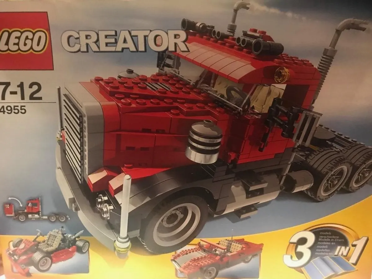 LEGO Creator Big Rig 4955 - 550 Stukken - Rood/Grijs - afbeelding 2 van 5