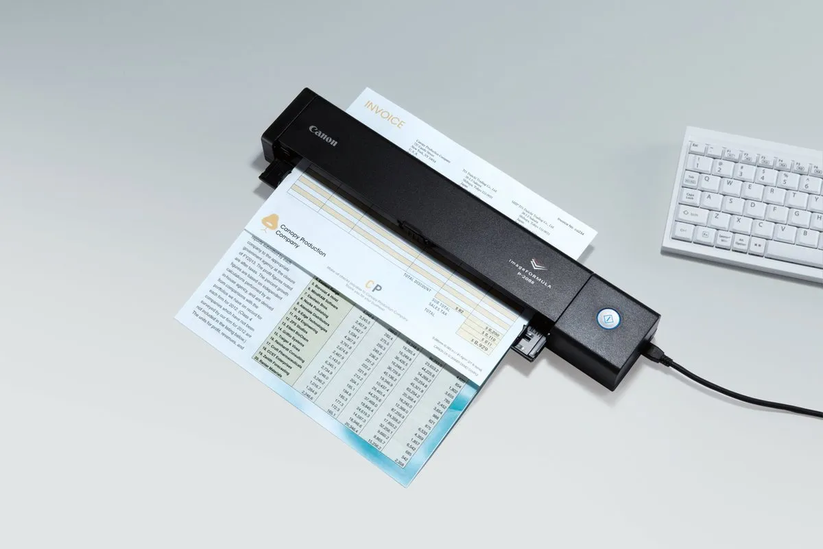Canon imageFORMULA P-208II Mobiele Scanner - A4 - Zwart - afbeelding 9 van 10
