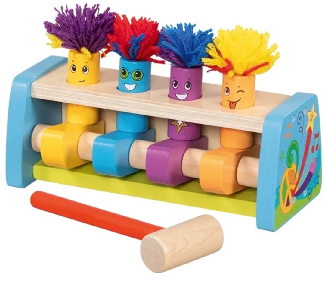 Goki Hippie Hopper Houten Hamerspeelgoed