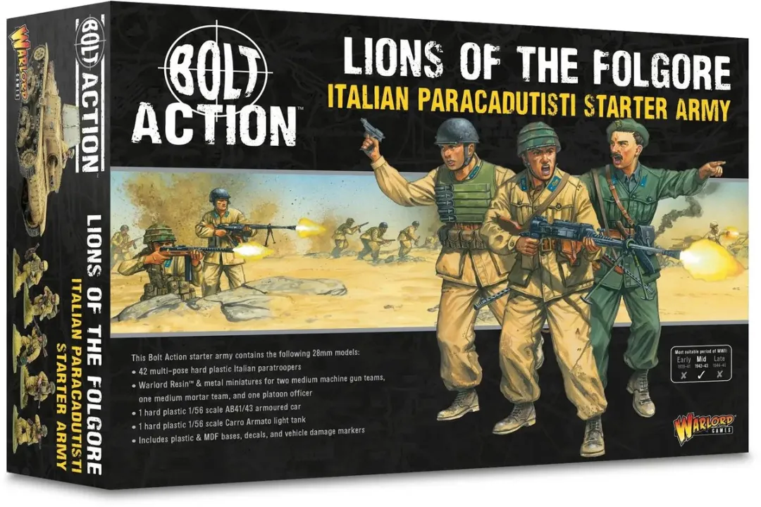 Warlord Games Lions of the Folgore Starter Army