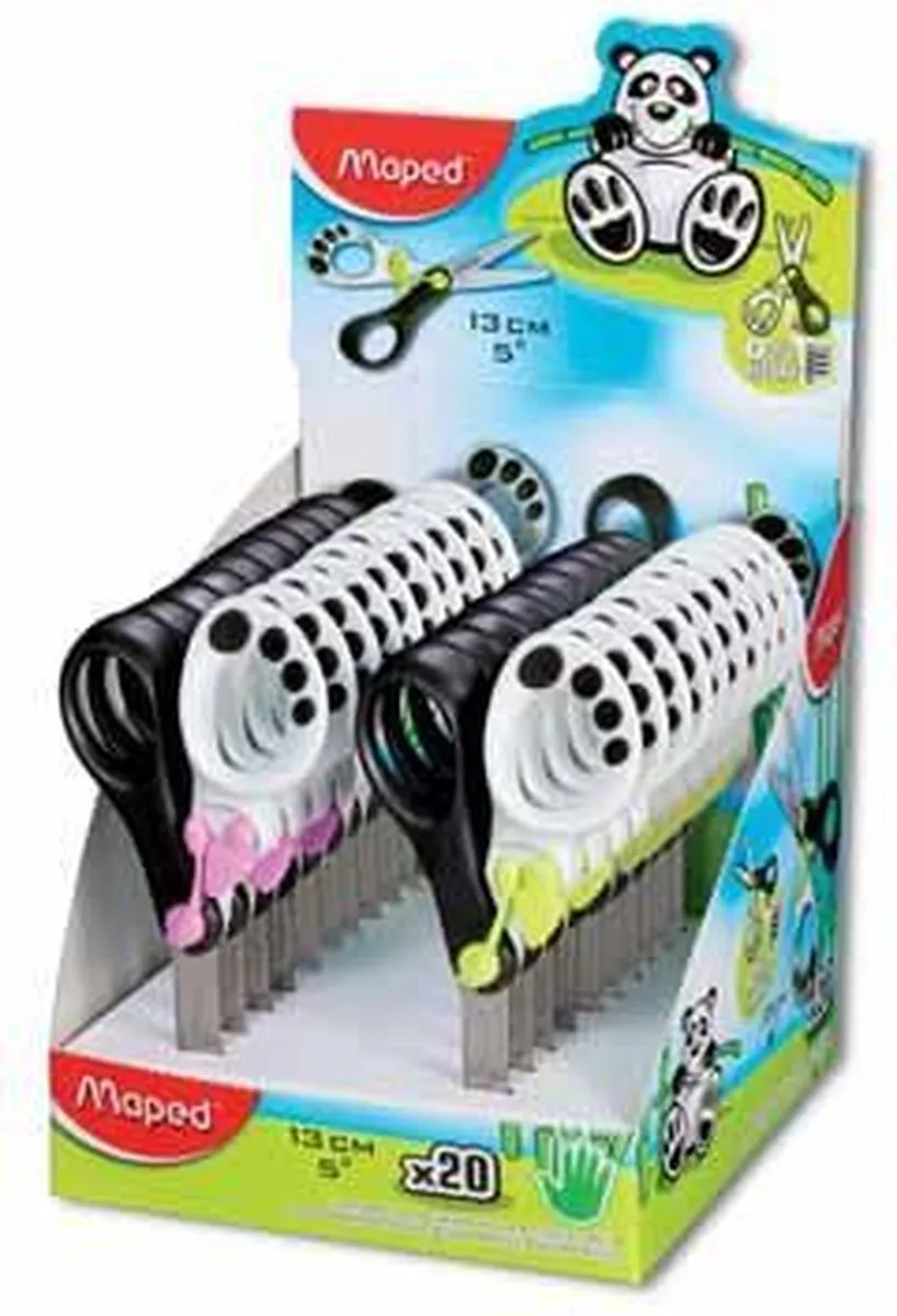Maped Koopy Scharen - 20 Stuks (Groen/Rood/Paars) - afbeelding 3 van 3