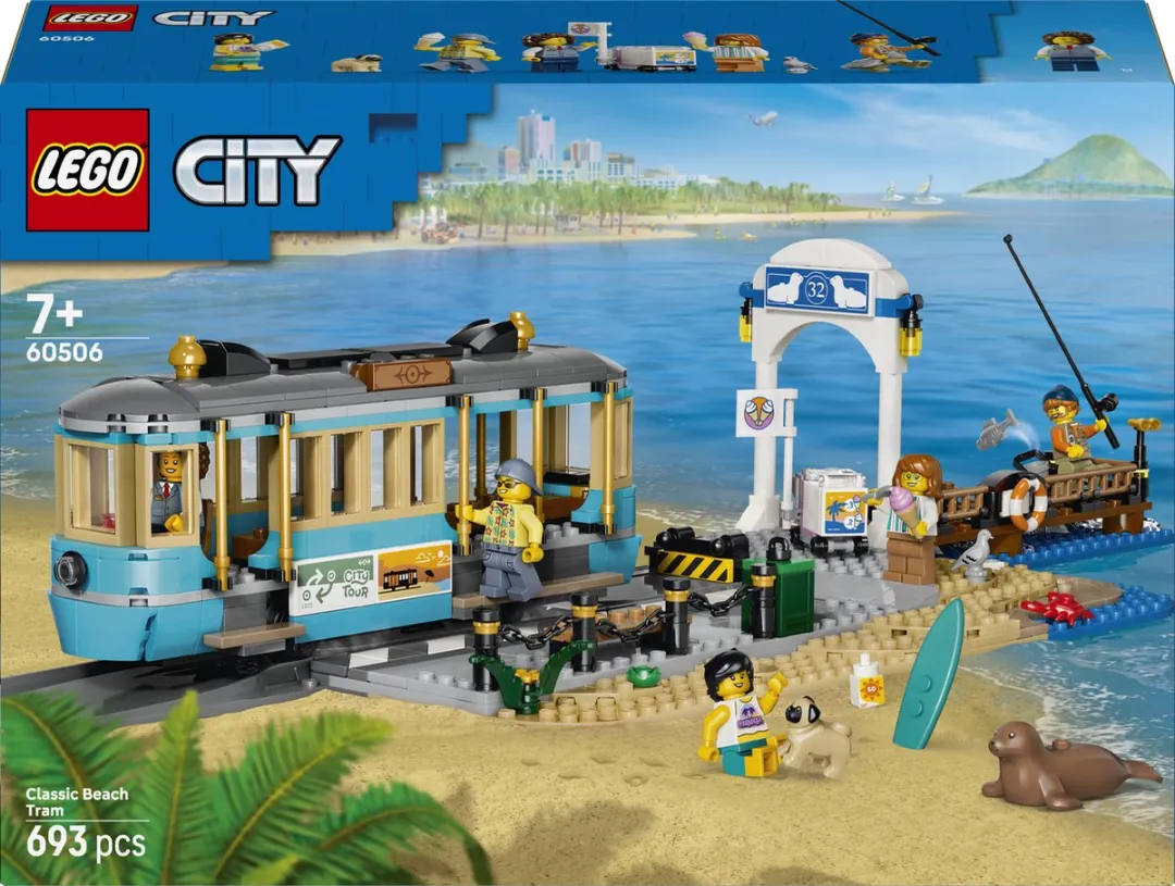 LEGO City 60506 Strandtram - 693 Stukken - Meerkleurig